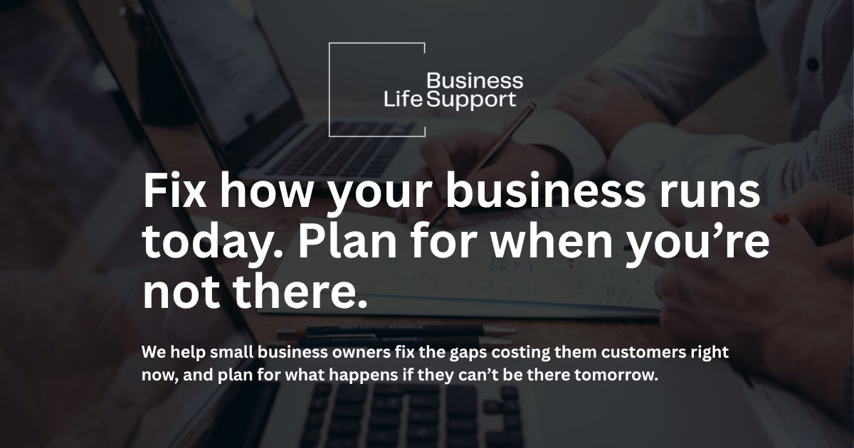What Business Life Support Actually Does (And Why Most Small Business Owners Need It)